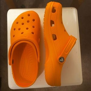 Orange Crocs